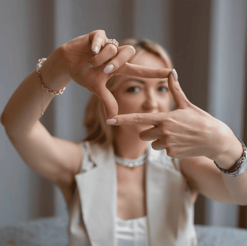 Фотограф Александра Ильина кадрирует
