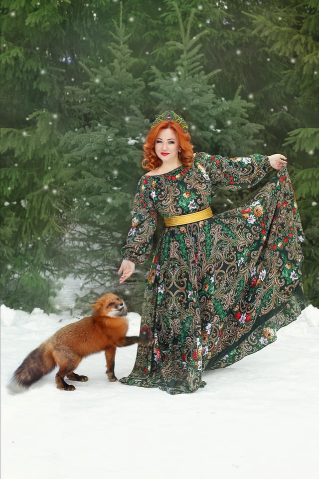 Фотограф Александра Ильина, съёмка с лисой