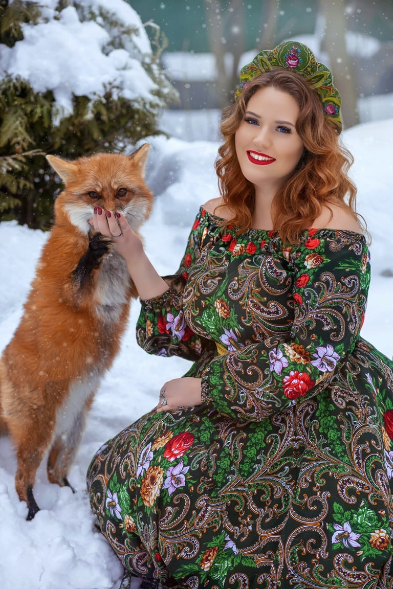 Фото с лисой