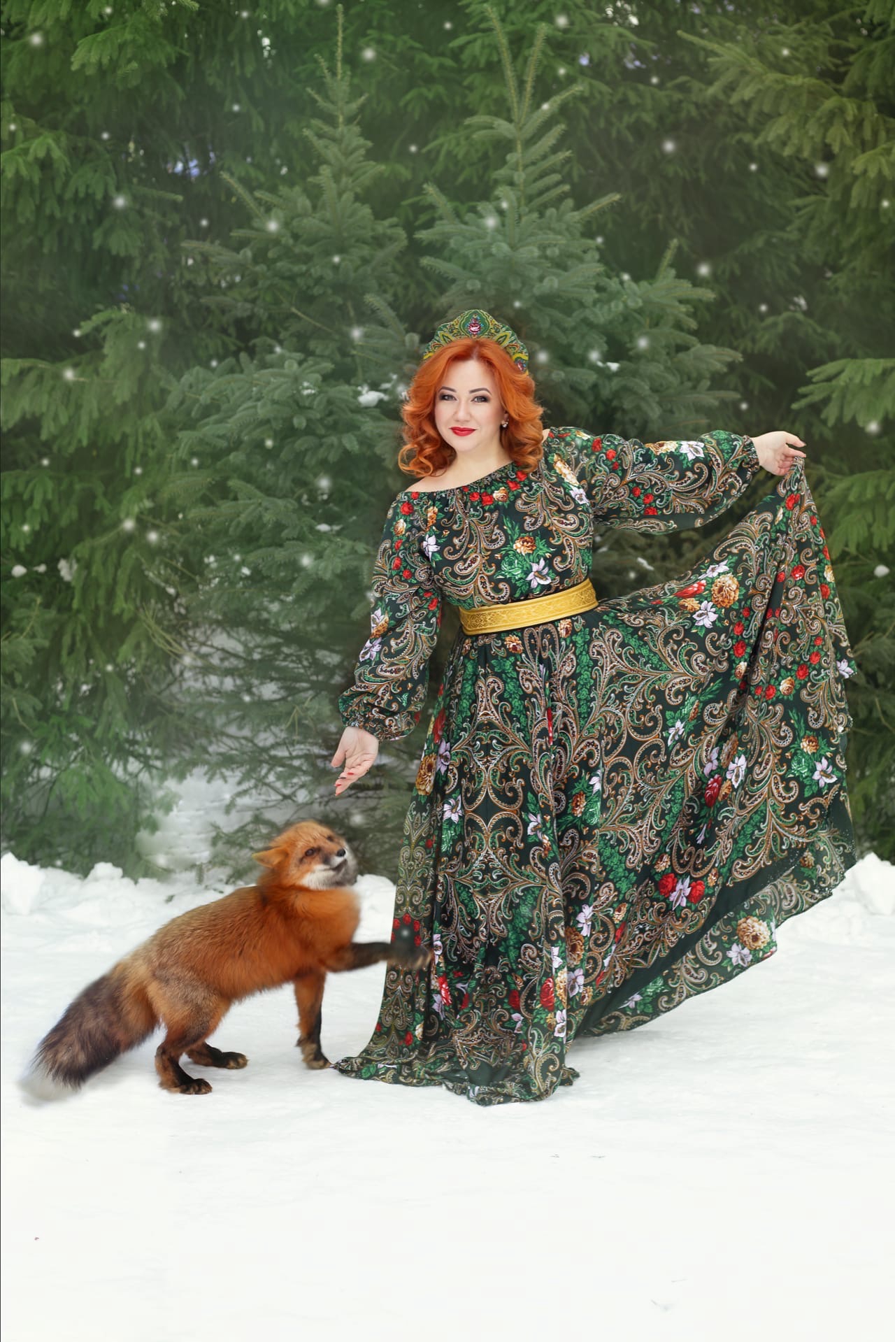 Фото с лисой