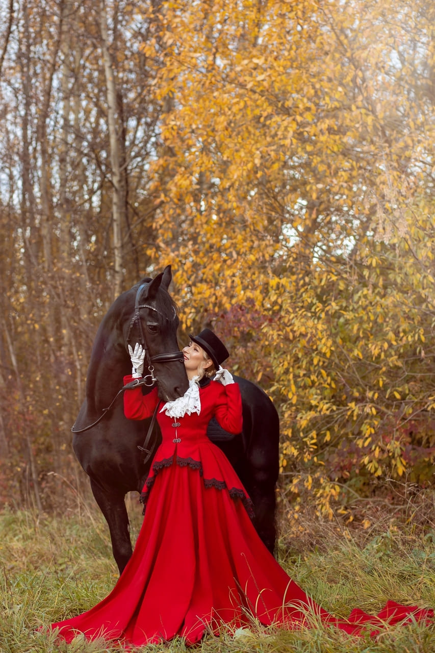 Фотосессия с лошадью в усадьбе